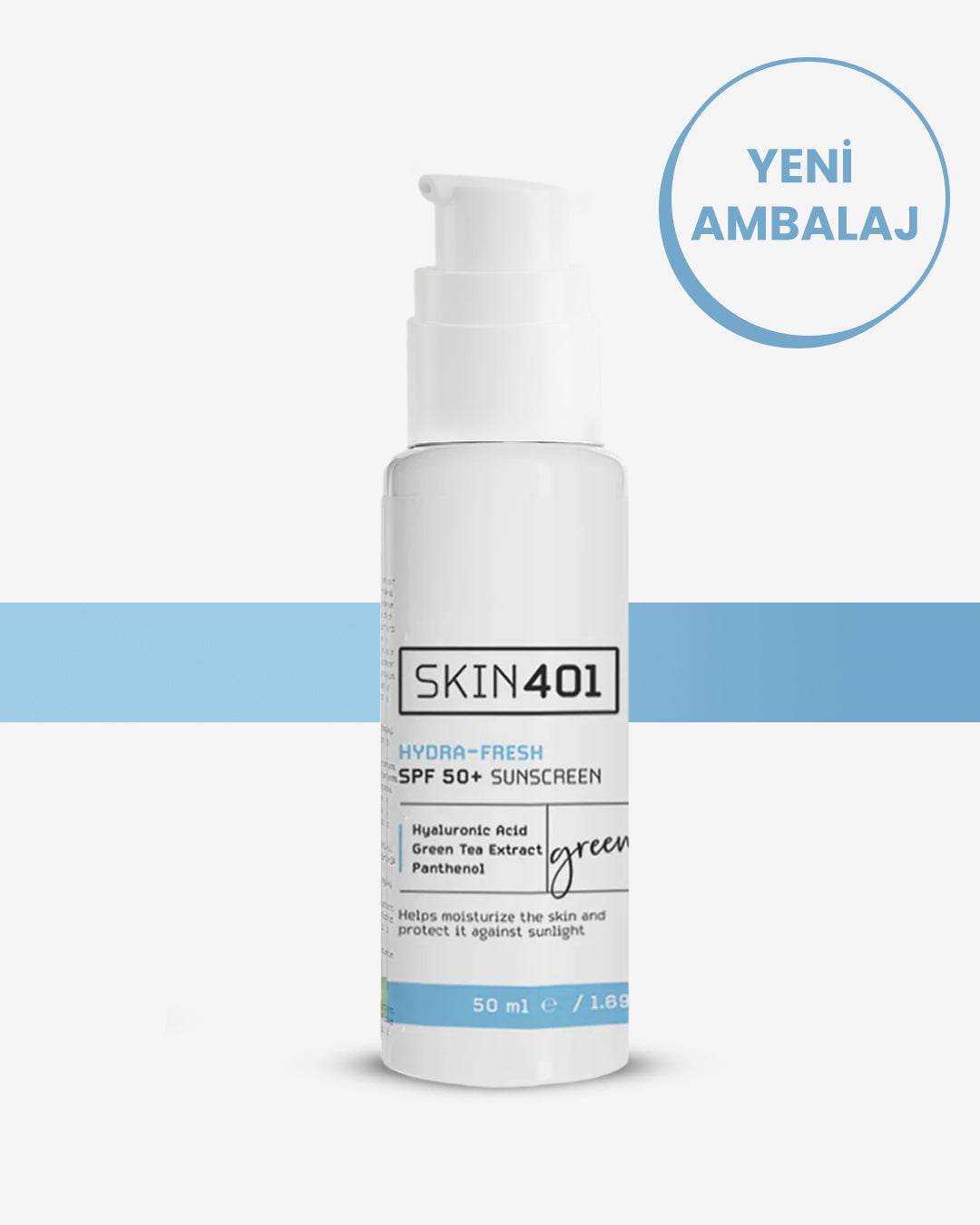 Skin401 SPF50+ Hydra-Fresh Sunscreen Nemlendirici & Tazeleyici Güneş Kremi 50 ml