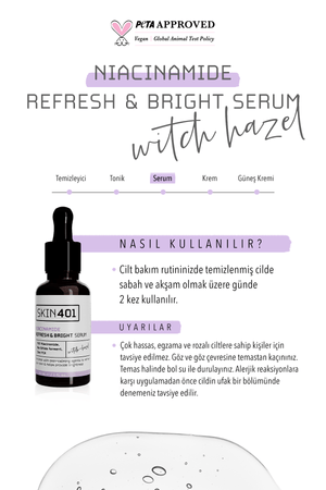Skin401 10% Niacinamide Refresh & Bright Serum 30 ml - Flavuscom
