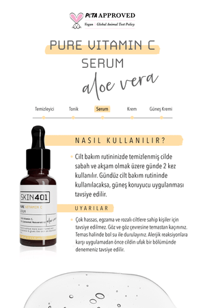 Skin401 10% Pure Vitamin C Serum 30 ml - Flavuscom