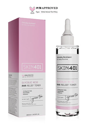 Skin401 %5 Glycolic Acid AHA Relief Toner 200 ml - Flavuscom