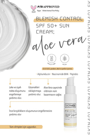 Skin401 Blemish Control SPF+50 Sunscreen 50 ml - Flavuscom