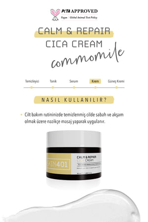 Skin401 Calm & Repair Cica Cream 50 ml - Flavuscom