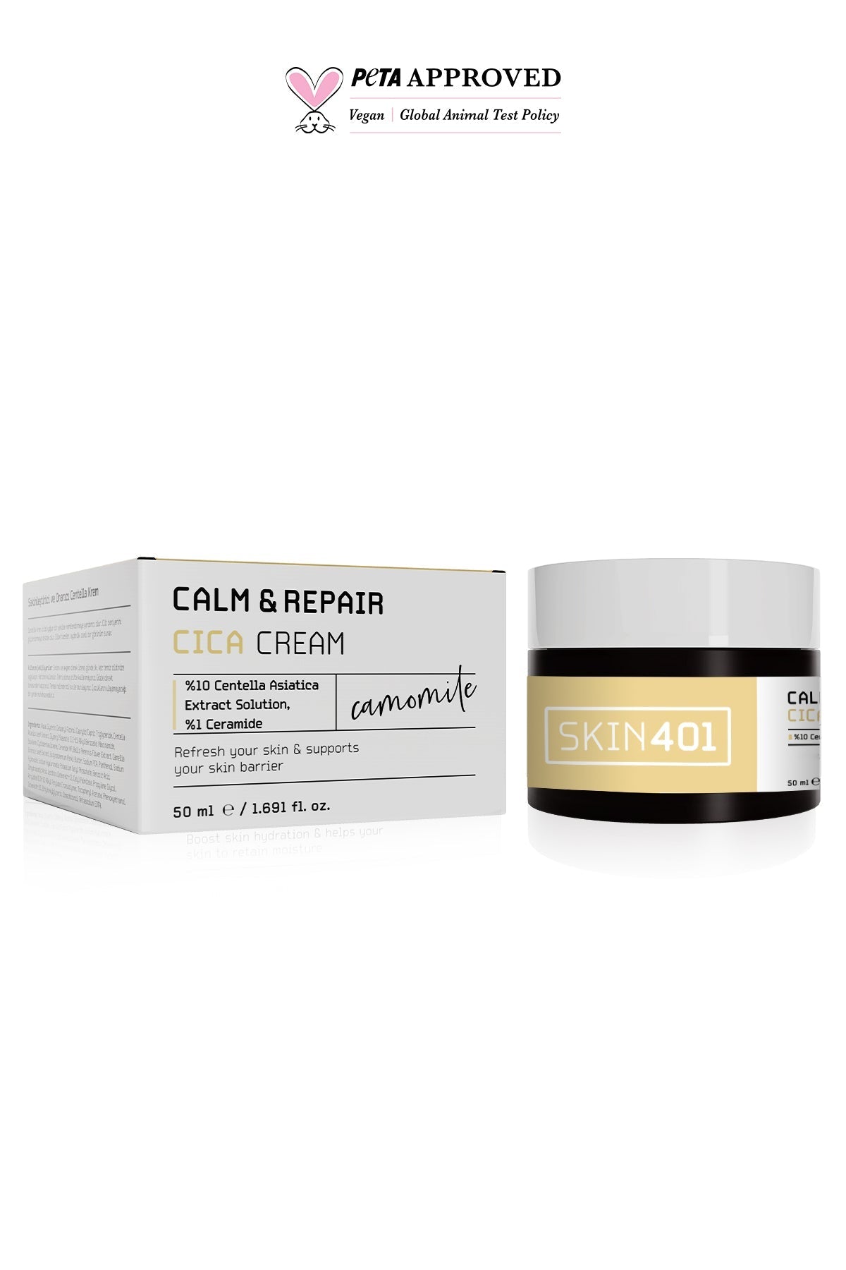Skin401 Calm & Repair Cica Cream 50 ml - Flavuscom