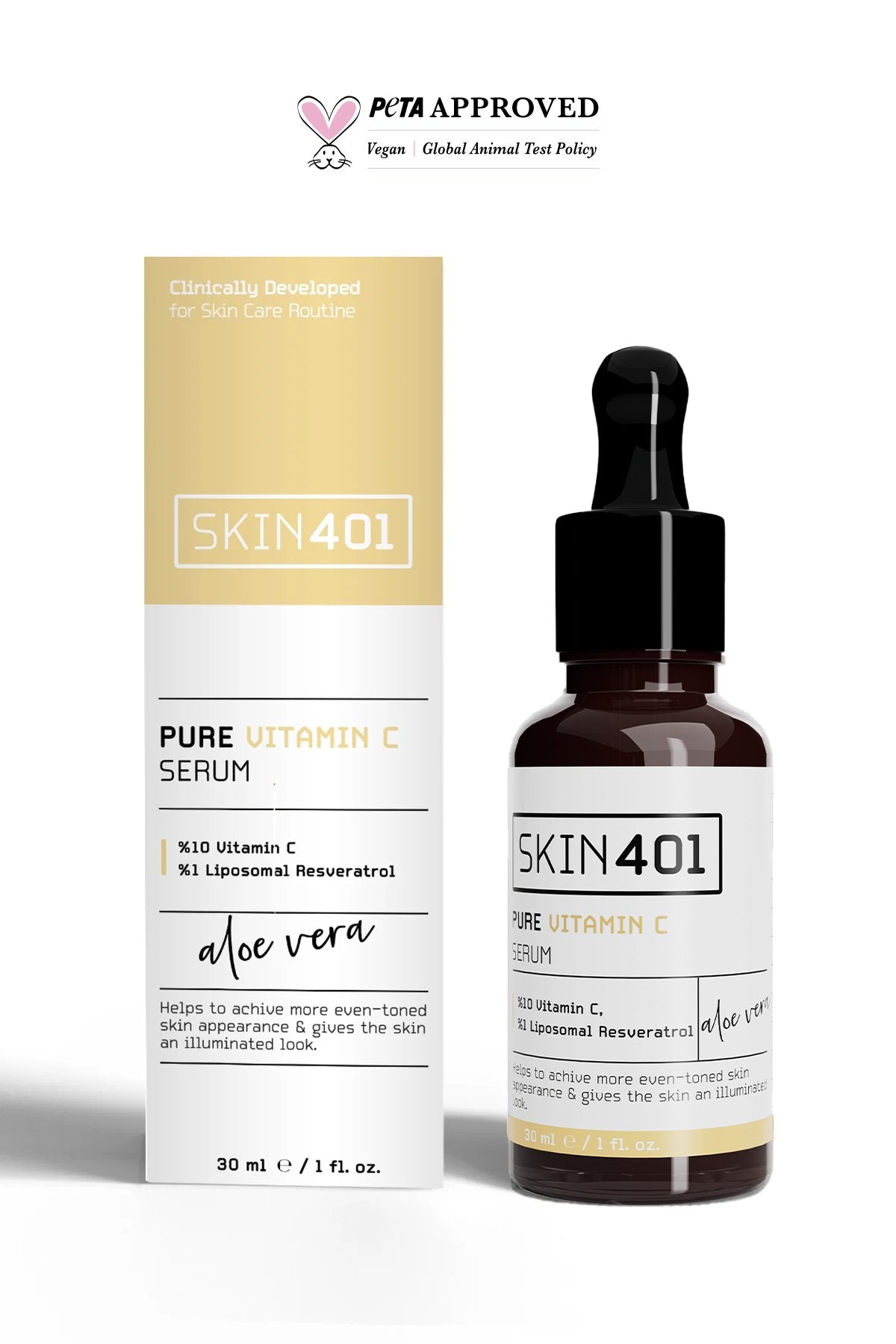 Skin401 Cilt Aydınlatmaya Yardımcı Serum Seti - Flavuscom