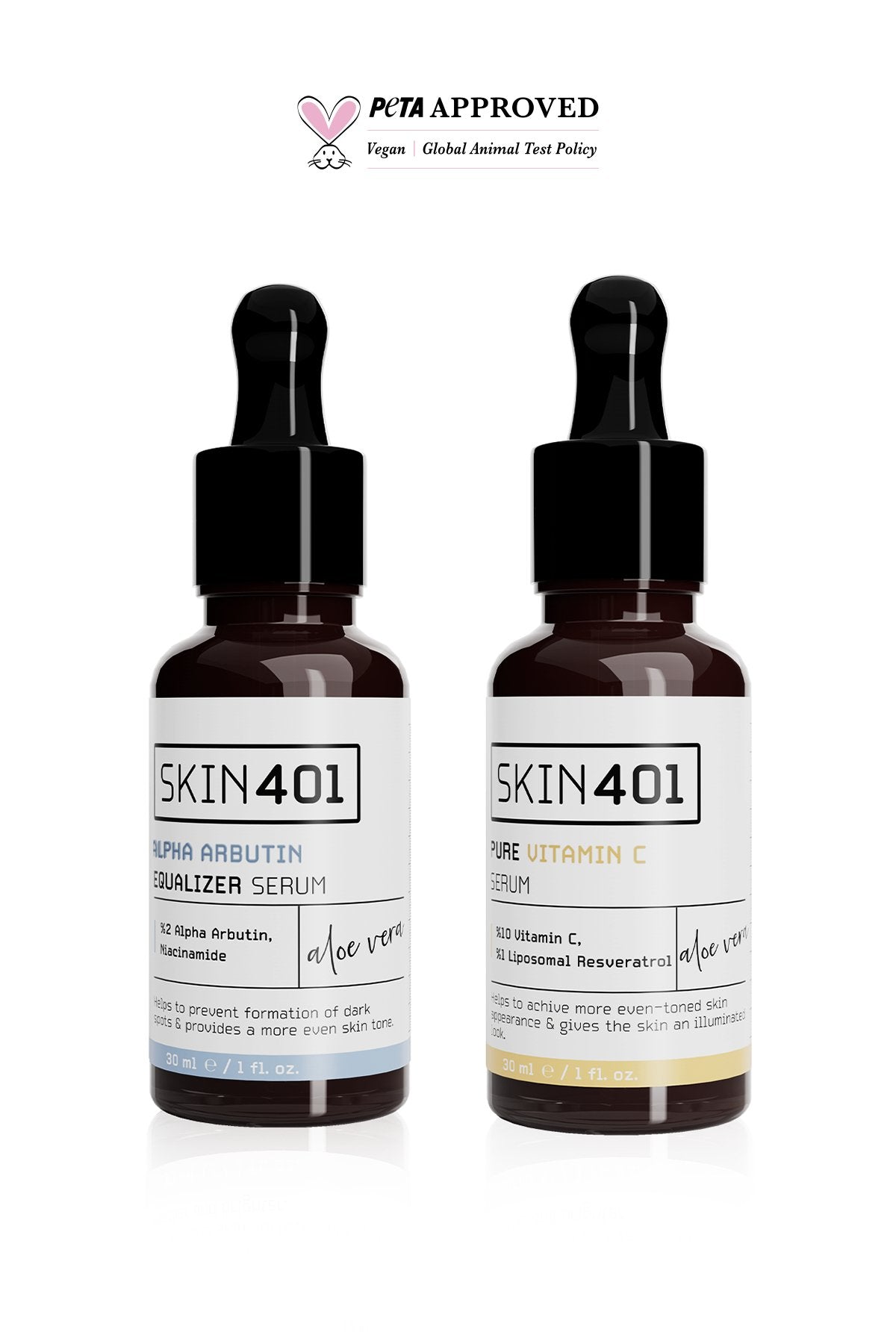 Skin401 Cilt Aydınlatmaya Yardımcı Serum Seti - Flavuscom