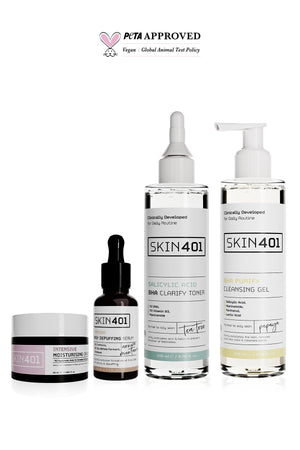 Skin401 Gece Bakım Rutini (Karma ve Yağlı Cilt Tipleri) - Flavuscom