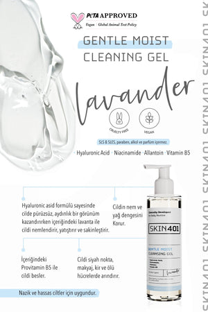 Skin401 Gentle Moist Cleansing Gel 200 ml - Flavuscom