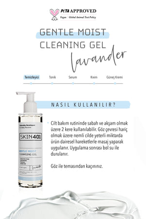 Skin401 Gentle Moist Cleansing Gel 200 ml - Flavuscom