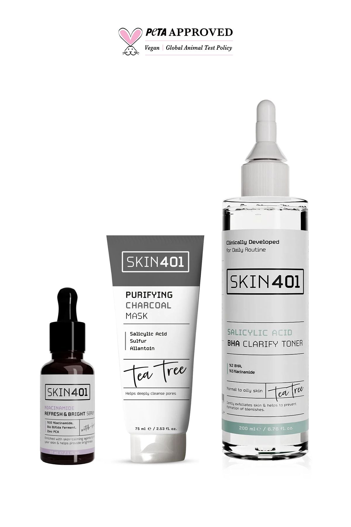 Skin401 Gözenek ve Siyah Nokta Karşıtı Bakım Seti - Flavuscom