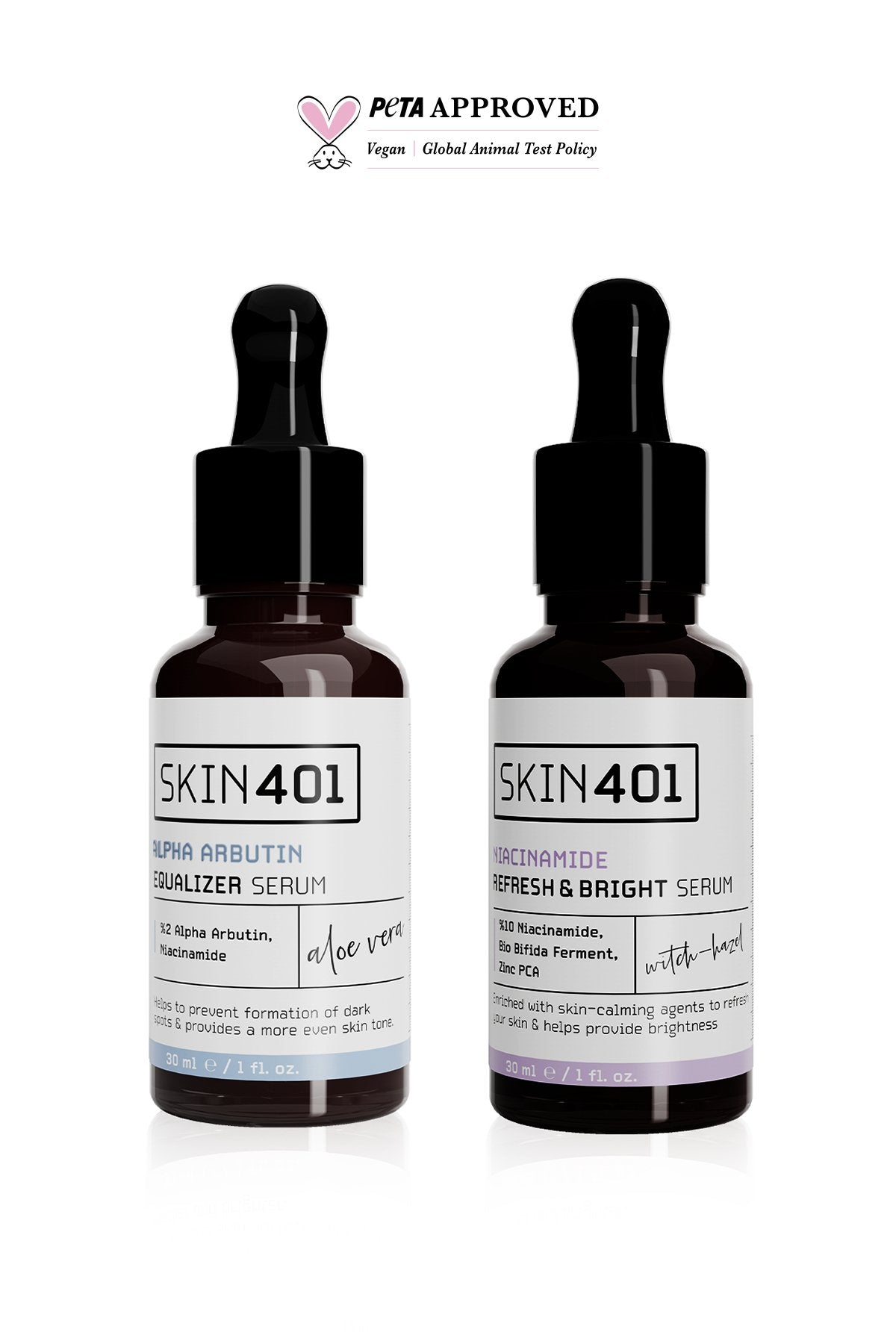 Skin401 Koyu Leke ve Siyah Nokta Serum Seti - Flavuscom