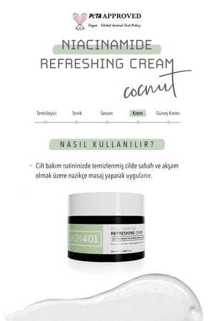 Skin401 Niacinamide Refreshing Cream 50 ml - Flavuscom
