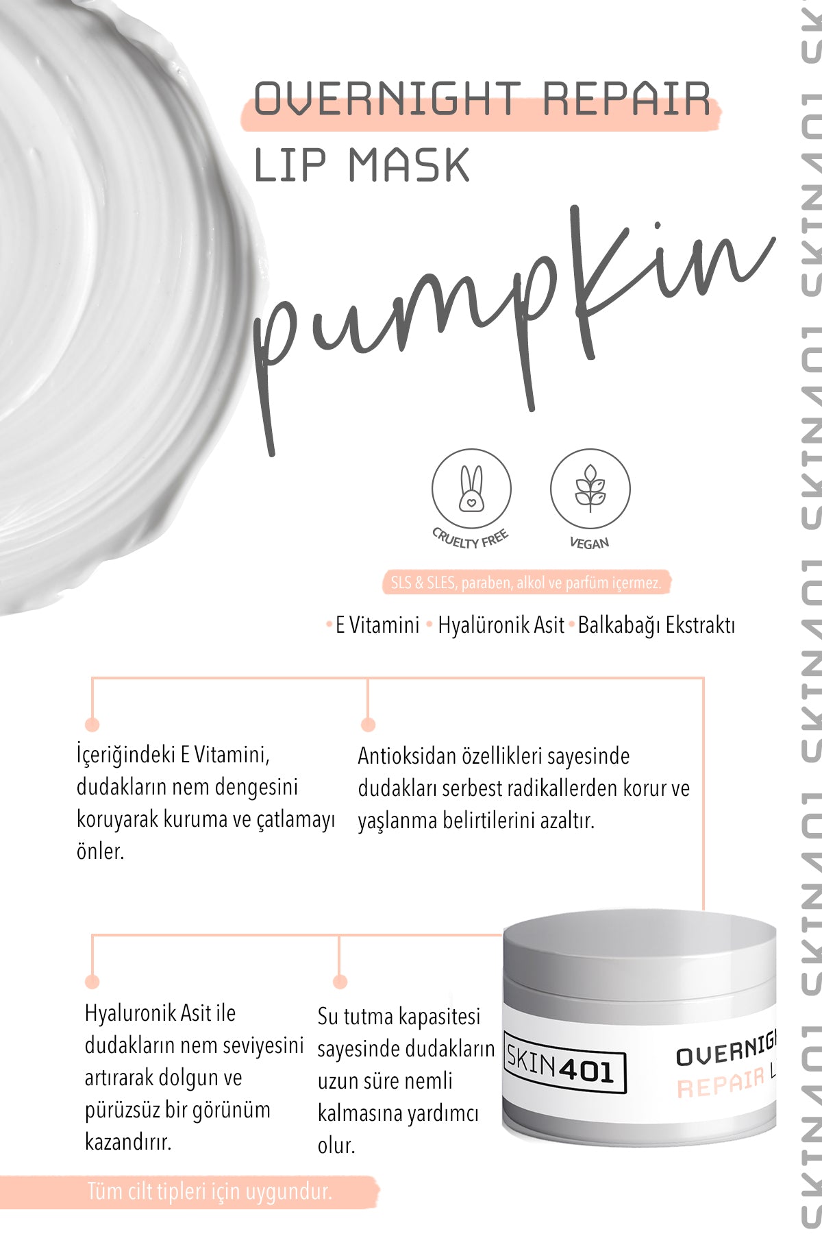 Skin401 Overnight Repair Lip Mask 20ml - Flavuscom