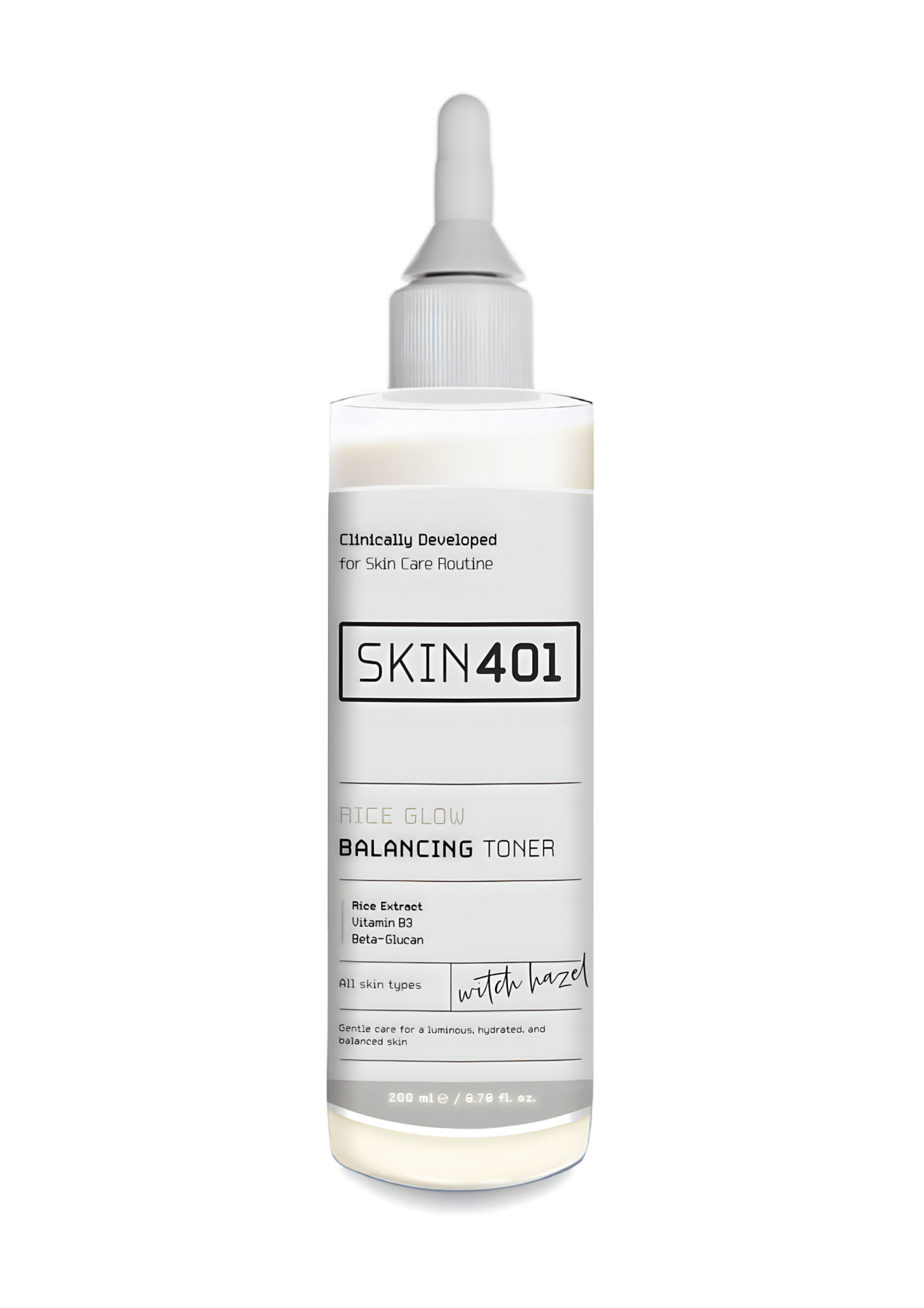SKIN401 Pirinç Özlü Aydınlatıcı Dengeleyici Tonik 200ml - Flavuscom