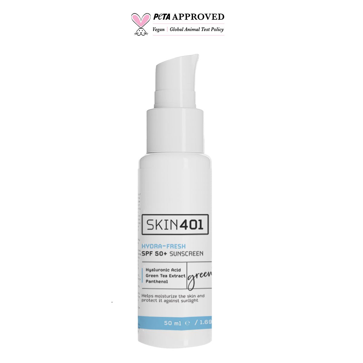 Skin401 SPF50+ Hydra-Fresh Sunscreen Nemlendirici & Tazeleyici Güneş Kremi 50 ml - Flavuscom