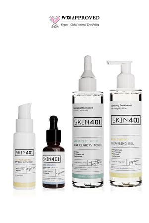 Skin401 Tam Koruma Gündüz Bakım Rutini (Karma ve Yağlı Cilt Tipleri) - Flavuscom