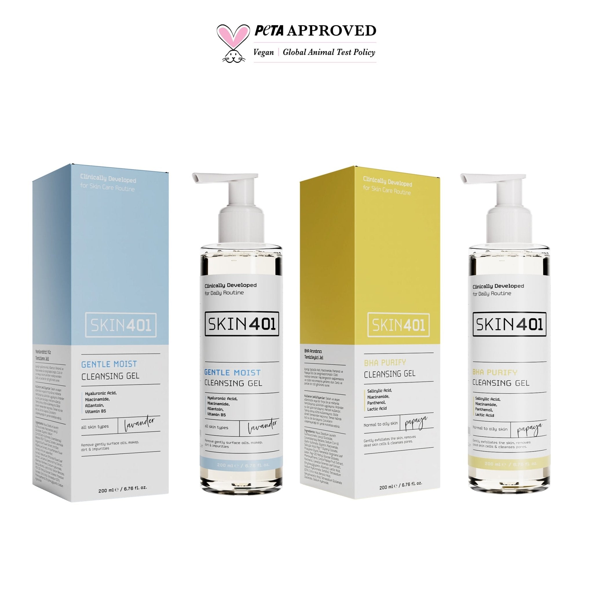 Skin401 Temizleyici İkili Set - Flavuscom