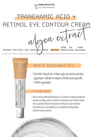 Skin401 Tranexamic Acid + Retinol Eye Contour Cream 20ml - Flavuscom