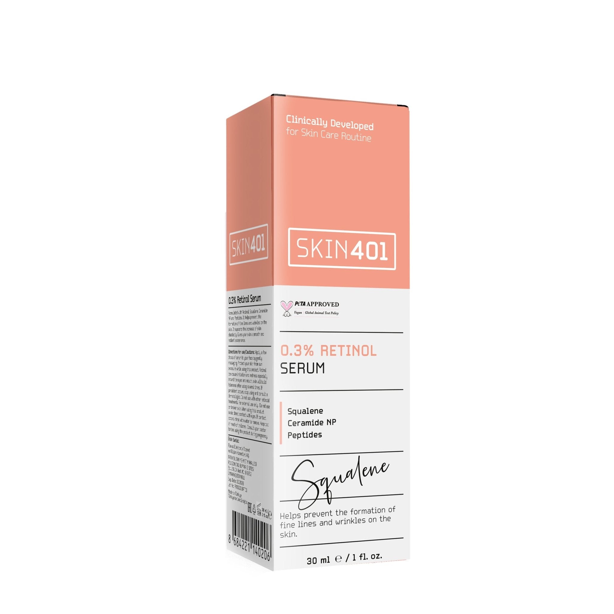 Skin401 0.3% Retinol Firm & Renew Serum 30 ml - Flavuscom