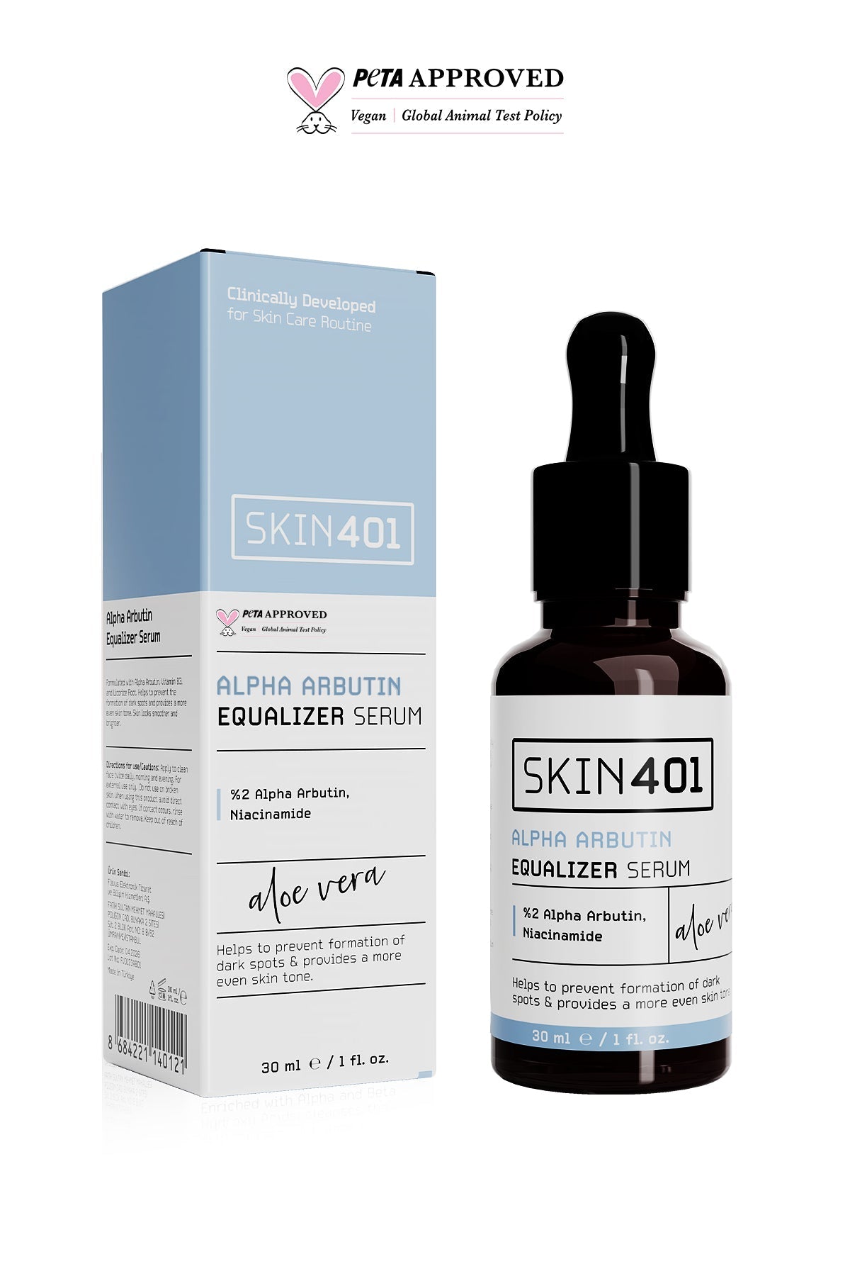 Skin401 2% Alpha Arbutin Equalizer Serum 30 ml - Flavuscom