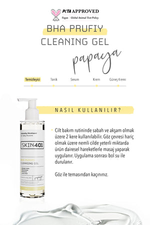 Skin401 BHA Purify Cleansing Gel 200 ml - Flavuscom