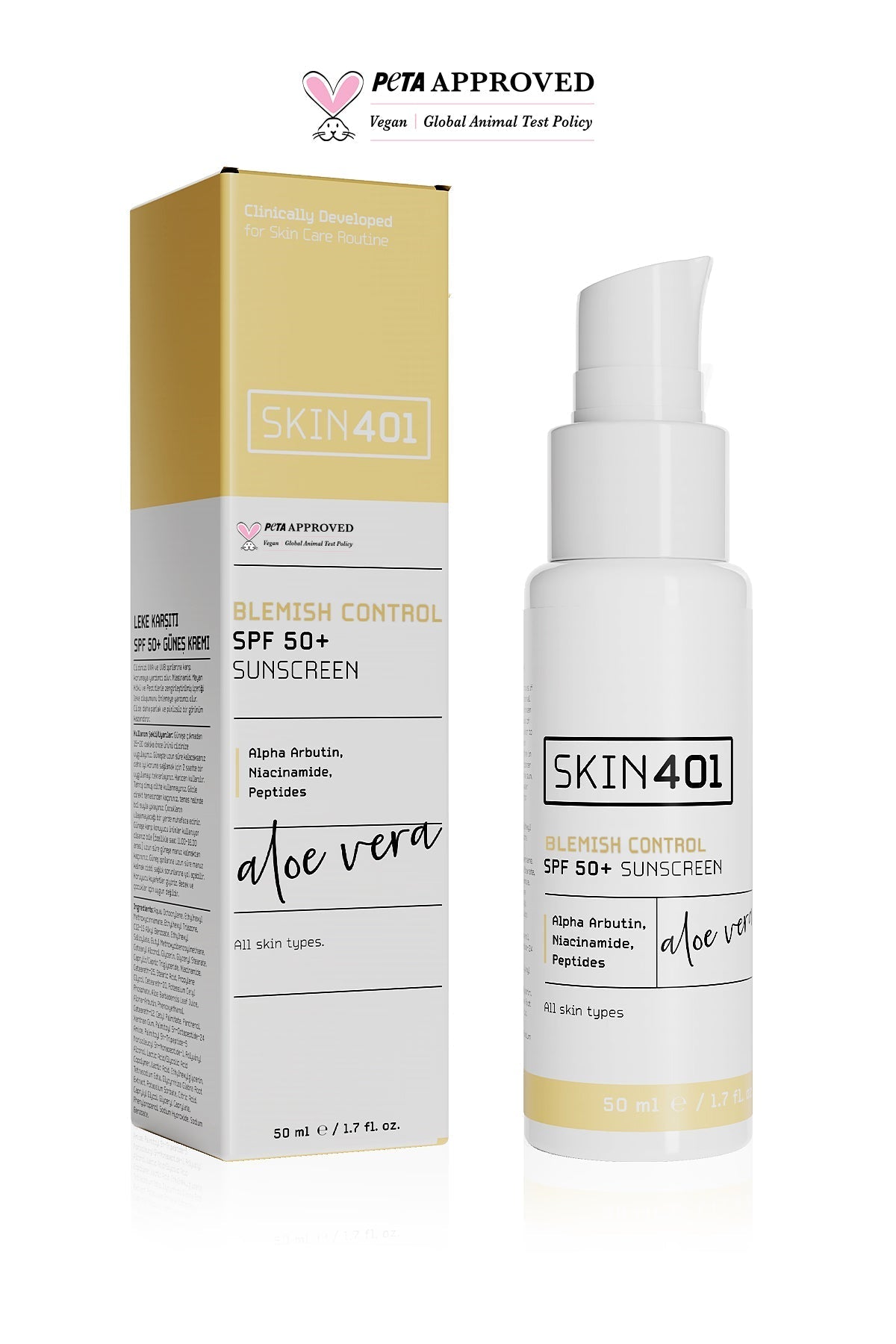 Skin401 Blemish Control SPF+50 Sunscreen 50 ml – SKIN401