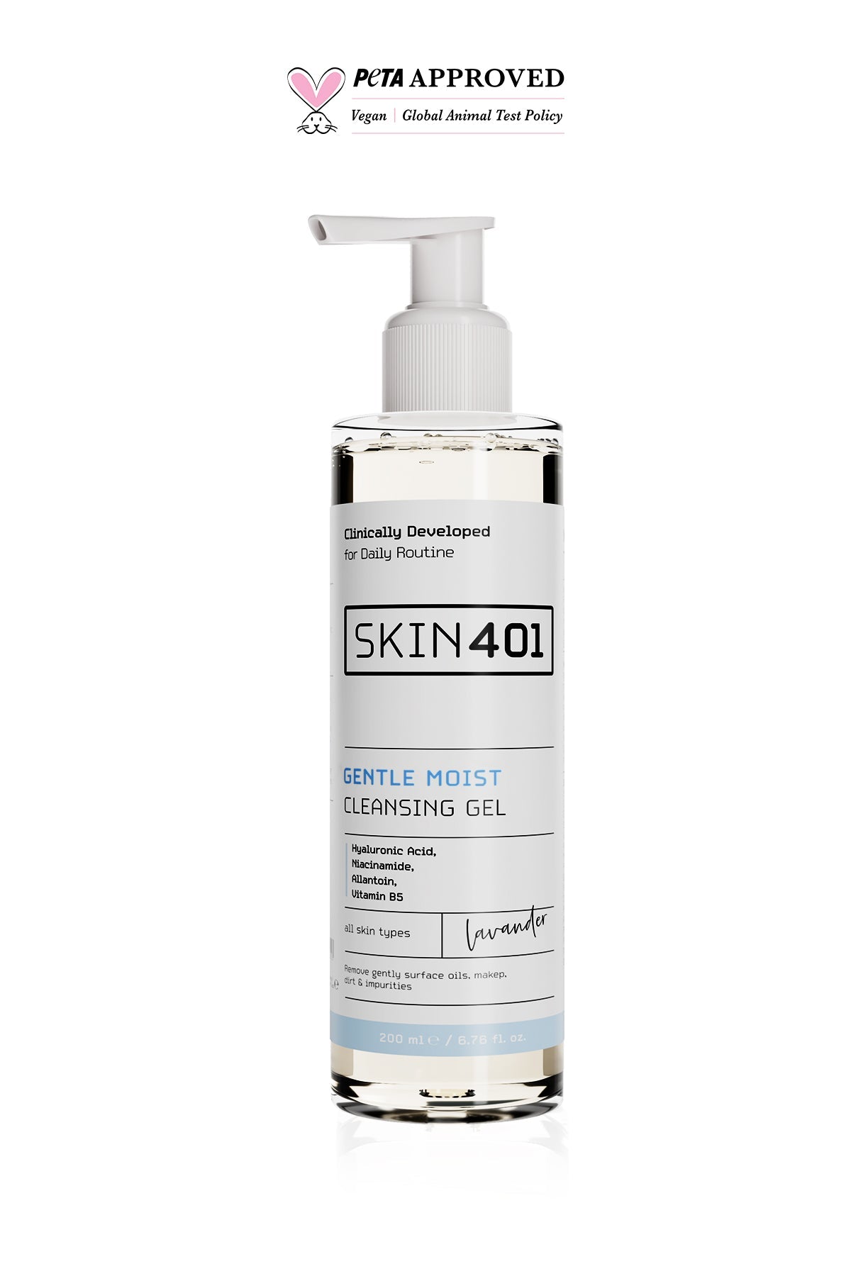 Skin401 Gentle Moist Cleansing Gel 200 ml - Flavuscom