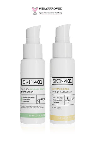 Skin401 Mineral Filtre Ve Leke Karşıtı Güneş Kremi Seti - Flavuscom