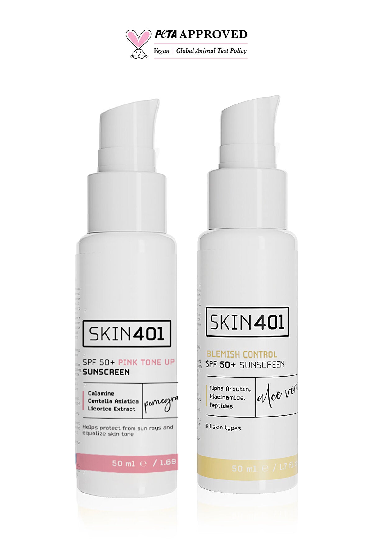 Skin401 Renk Eşitleyici Ve Leke Karşıtı Güneş Kremi Seti - Flavuscom